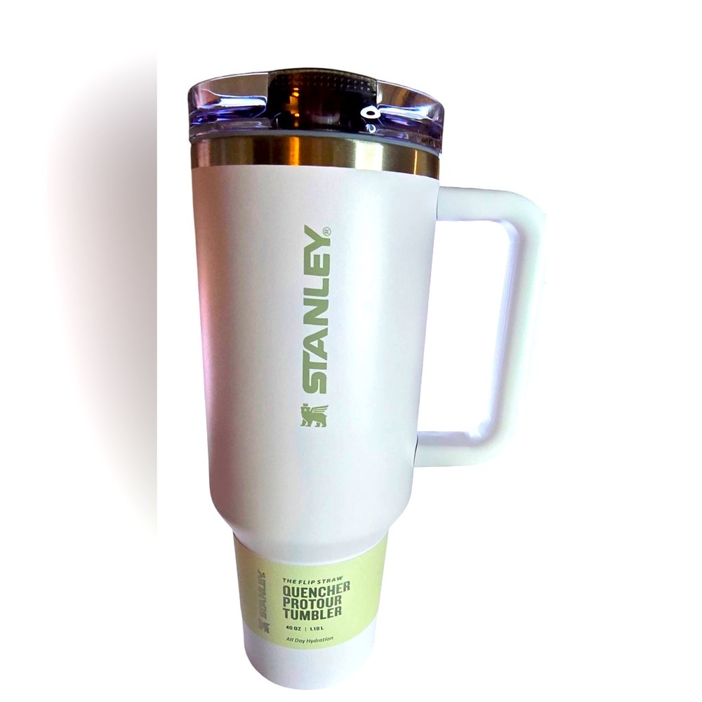 Stanley Cream Tumbler with Handle
